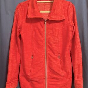 Lululemon Stride Jacket with Funnelneck heatheredRed